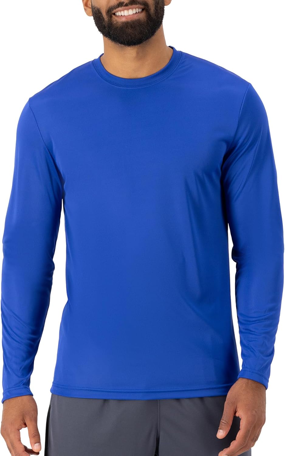 Hanes Sport Performance Long Sleeve T-Shirt, Performance Athletic Shirt, 2-Pack, 40+ UPF Protection