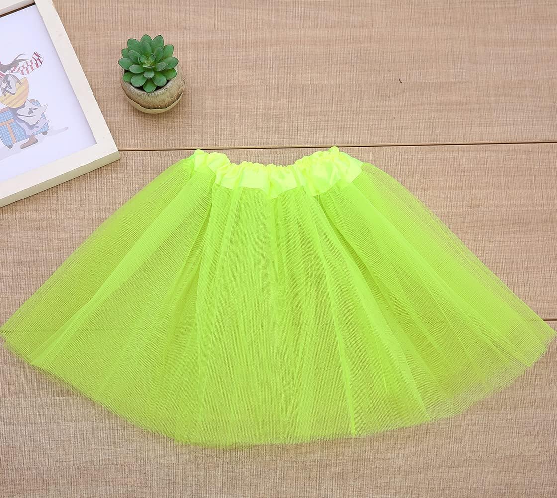 10Pcs Princess Dress up Tutu Crown Accessories Tiara Ballet Tutu Skirt for Girls Costume Party Favors