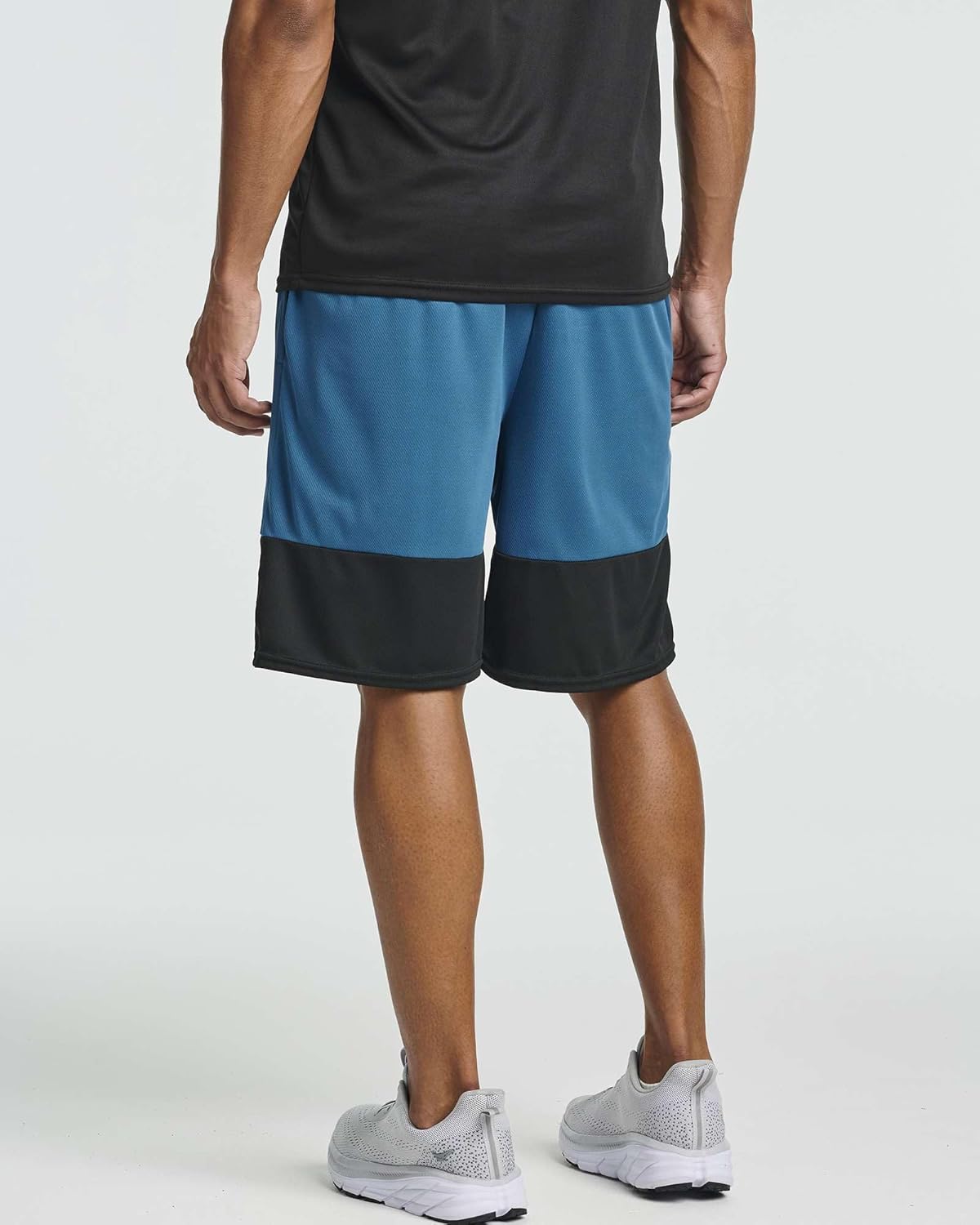 Real Essentials 5 Pack: Men's Mesh Athletic Basketball Shorts Quick Dry Activewear with Pockets