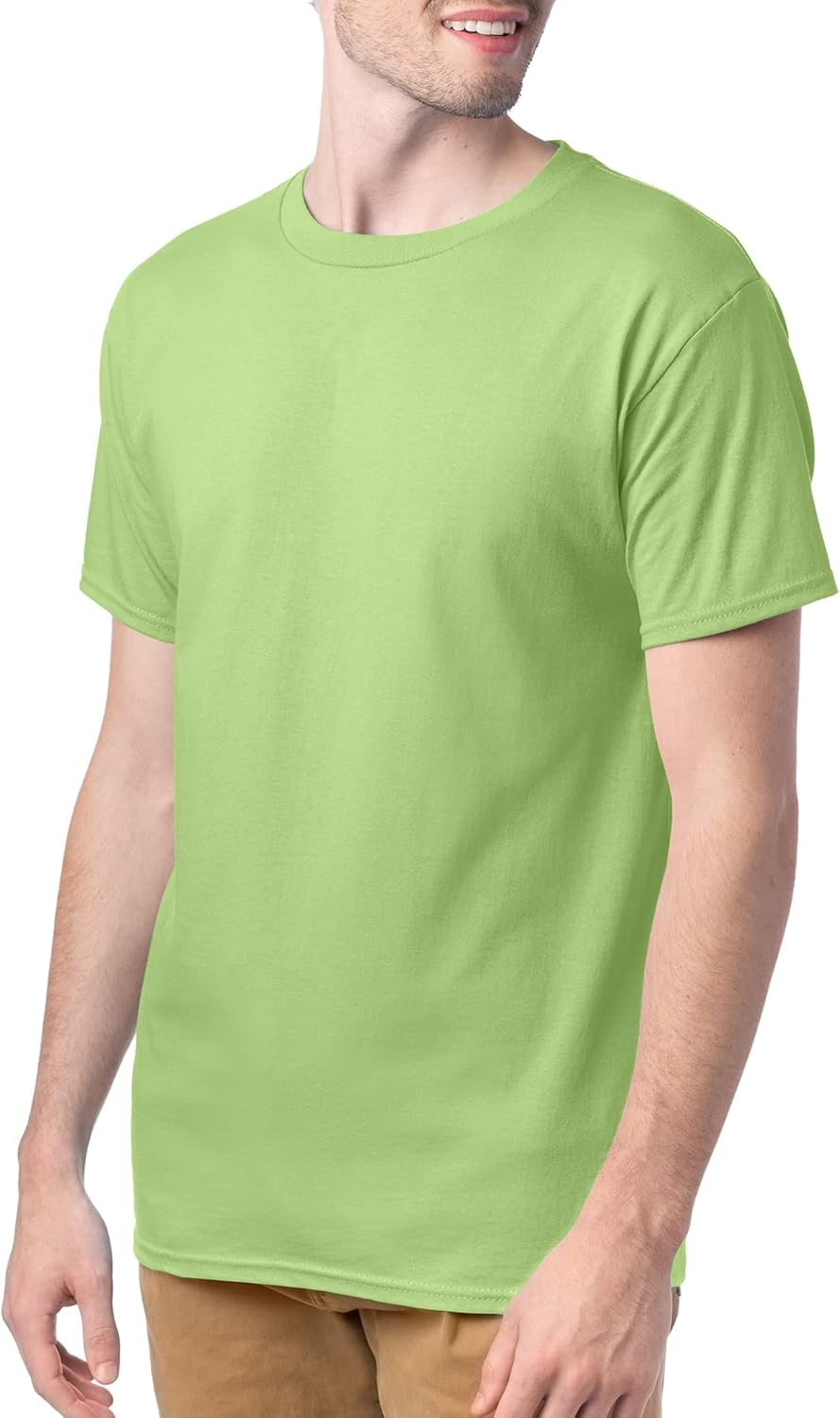 Hanes Men's Short Sleeve Essentials Crewneck Cotton T-Shirt, Multipack