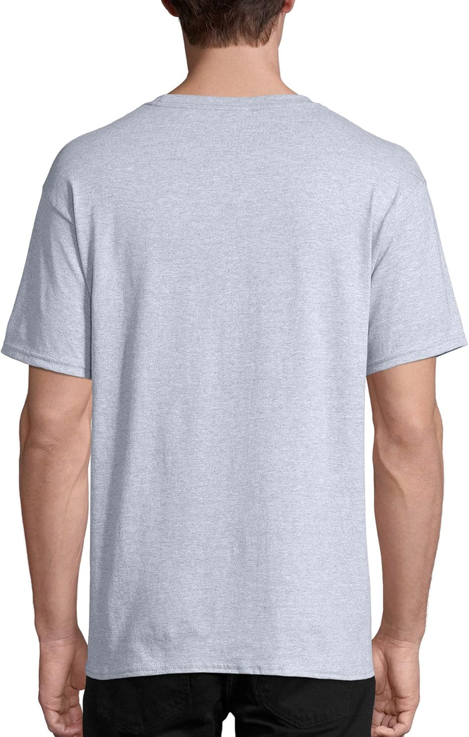 Hanes Men's Short Sleeve Essentials Crewneck Cotton T-Shirt, Multipack