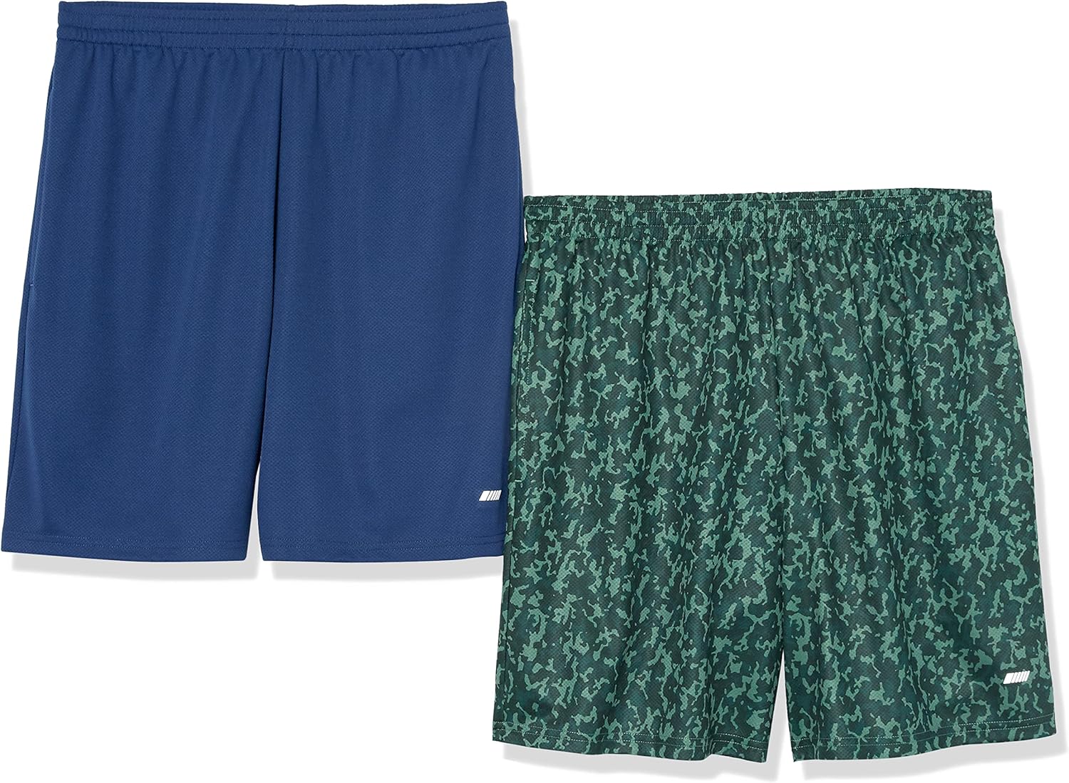 Amazon Essentials Men's Performance Tech Loose-Fit Shorts (Available in Big & Tall), Pack of 2