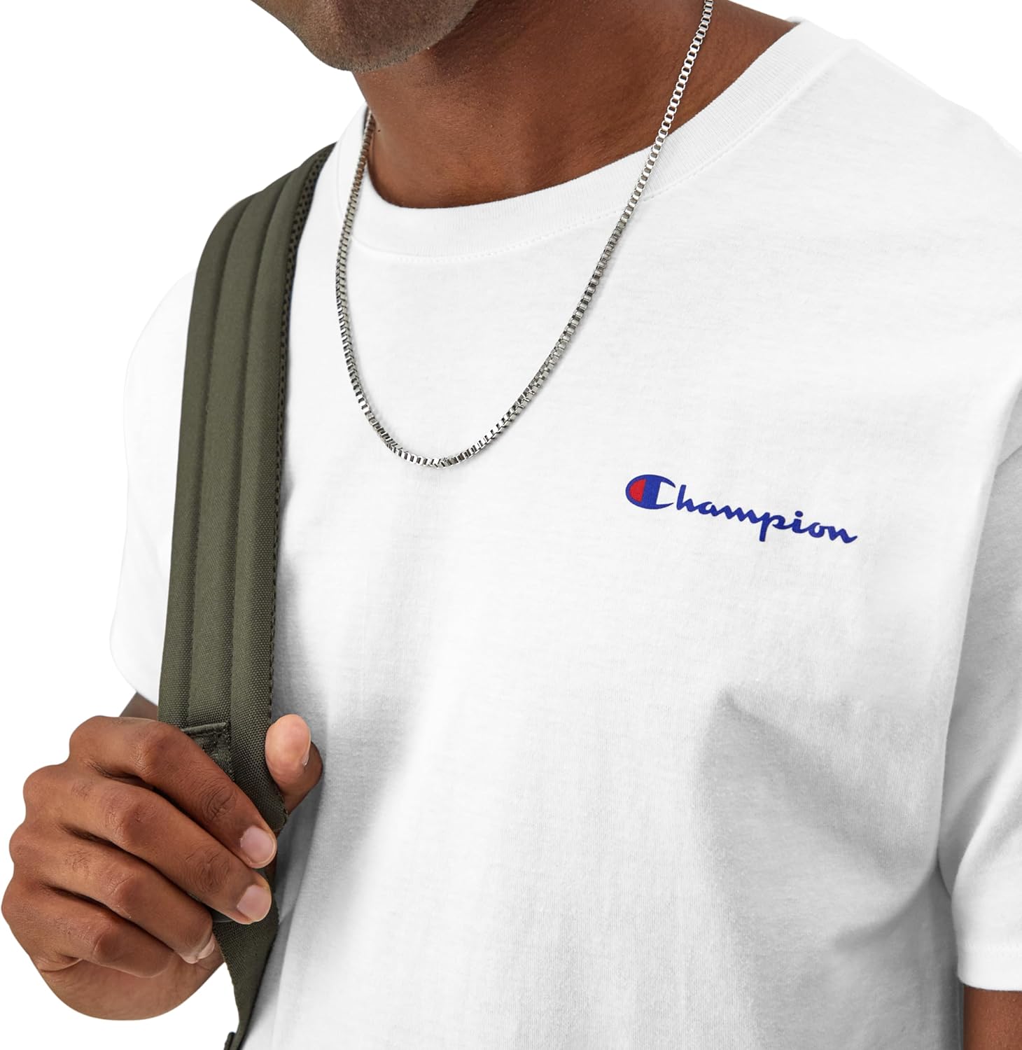 Champion Men's T-Shirt, Classic Graphic T-Shirt, Soft and Comfortable T-Shirts for Men, Script Logo (Reg. or Big & Tall)