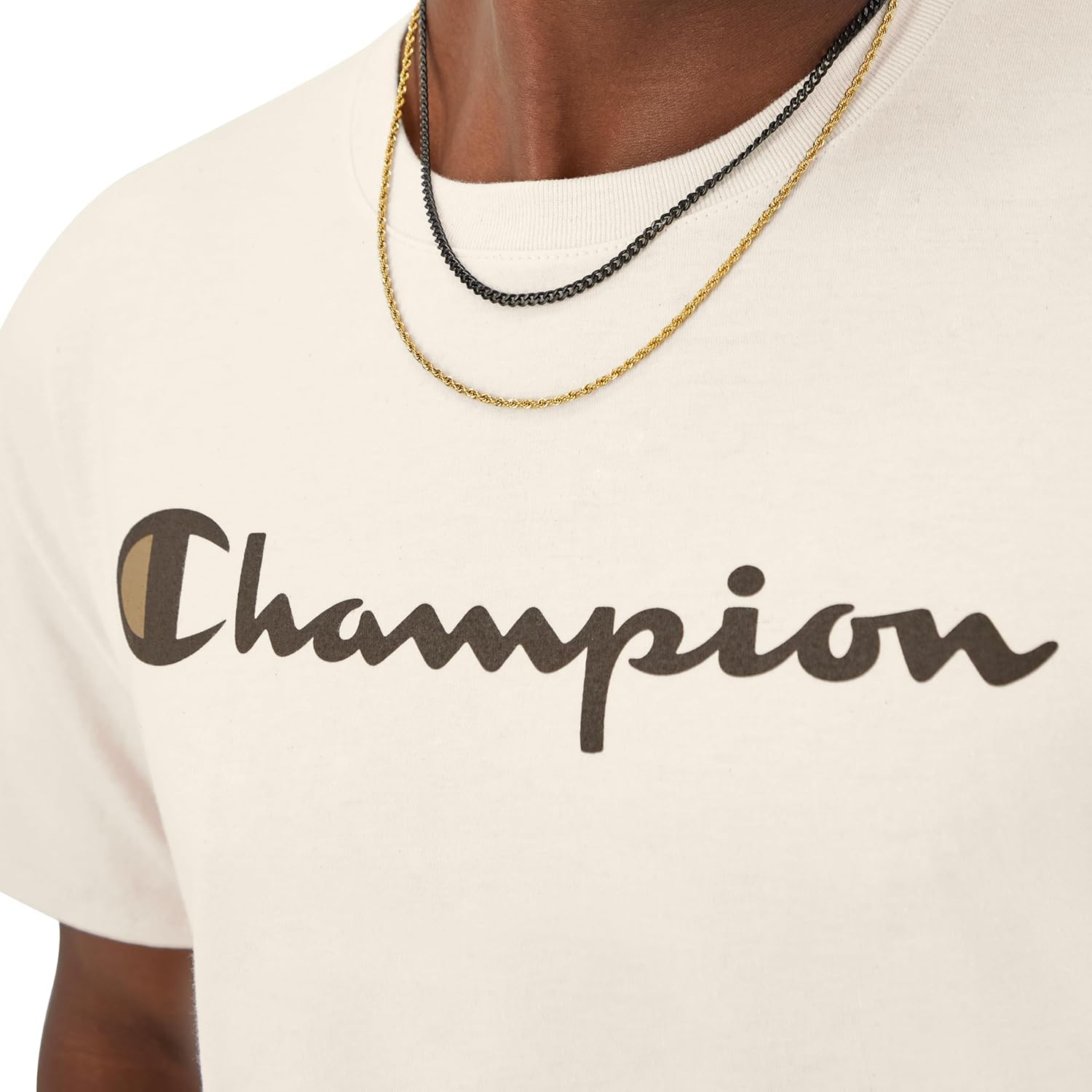 Champion Men's T-Shirt, Classic Graphic T-Shirt, Soft and Comfortable T-Shirts for Men, Script Logo (Reg. or Big & Tall)