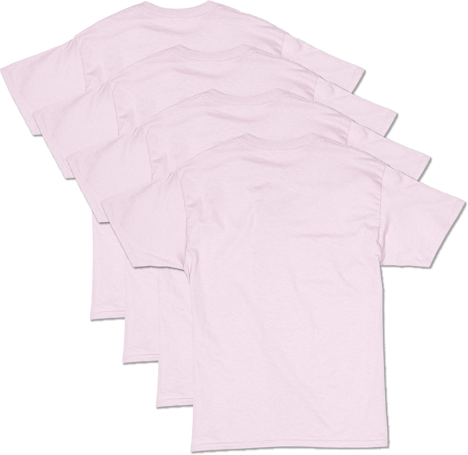 Hanes Men's Short Sleeve Essentials Crewneck Cotton T-Shirt, Multipack