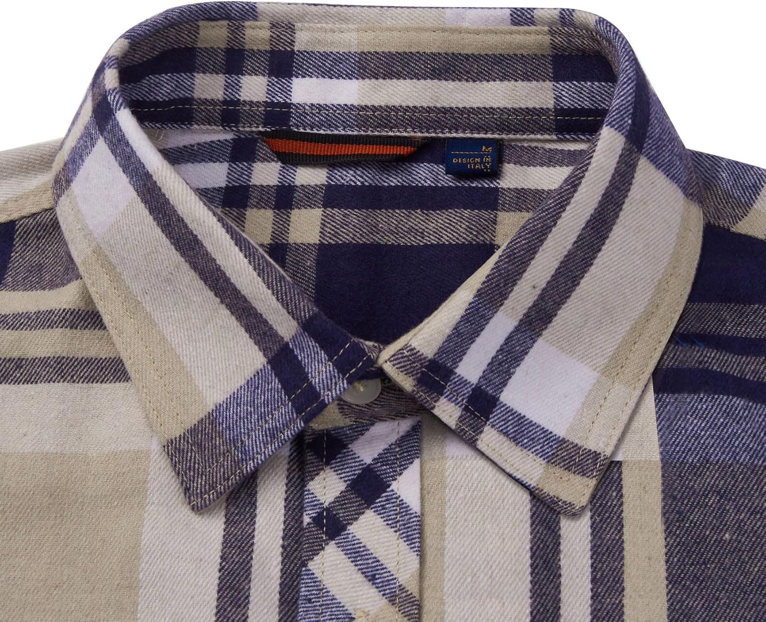 Alimens & Gentle Men's Button Down Regular Fit Long Sleeve Plaid Flannel Casual Shirts