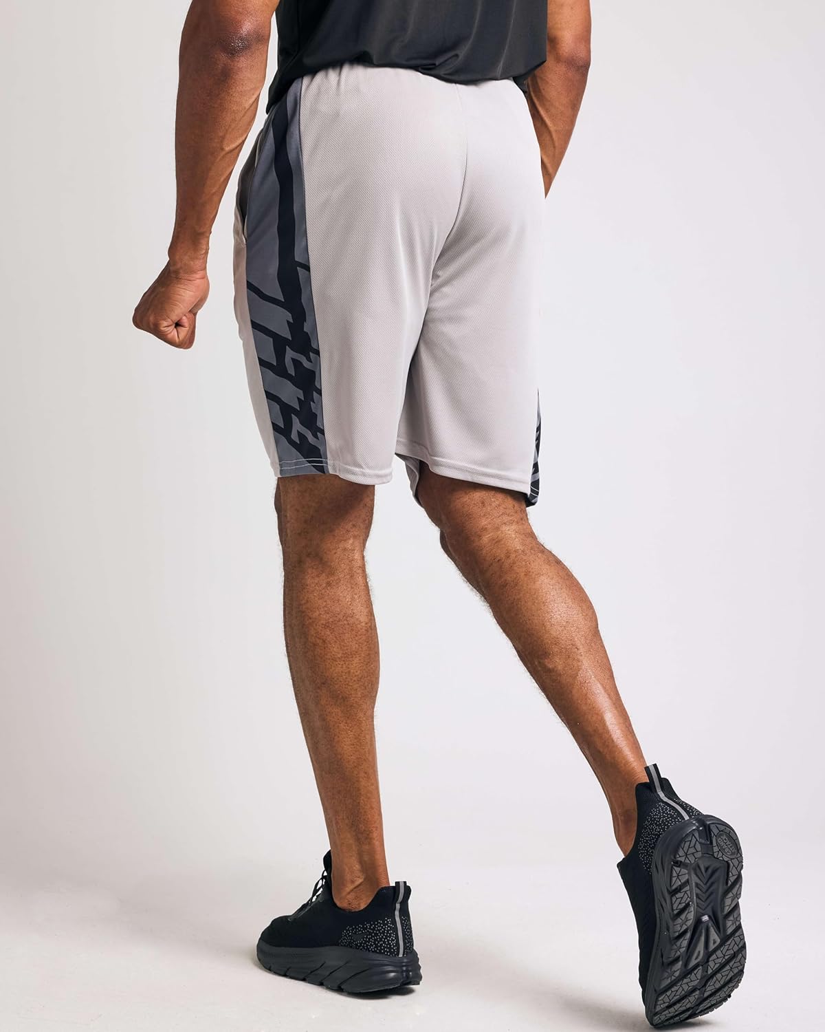 Real Essentials 5 Pack: Men's Mesh Athletic Basketball Shorts Quick Dry Activewear with Pockets