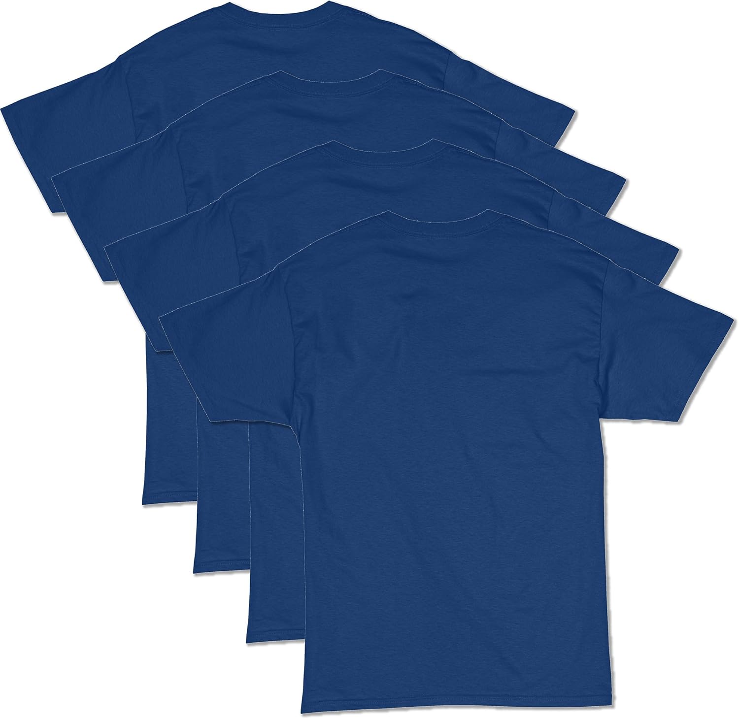 Hanes Men's Short Sleeve Essentials Crewneck Cotton T-Shirt, Multipack