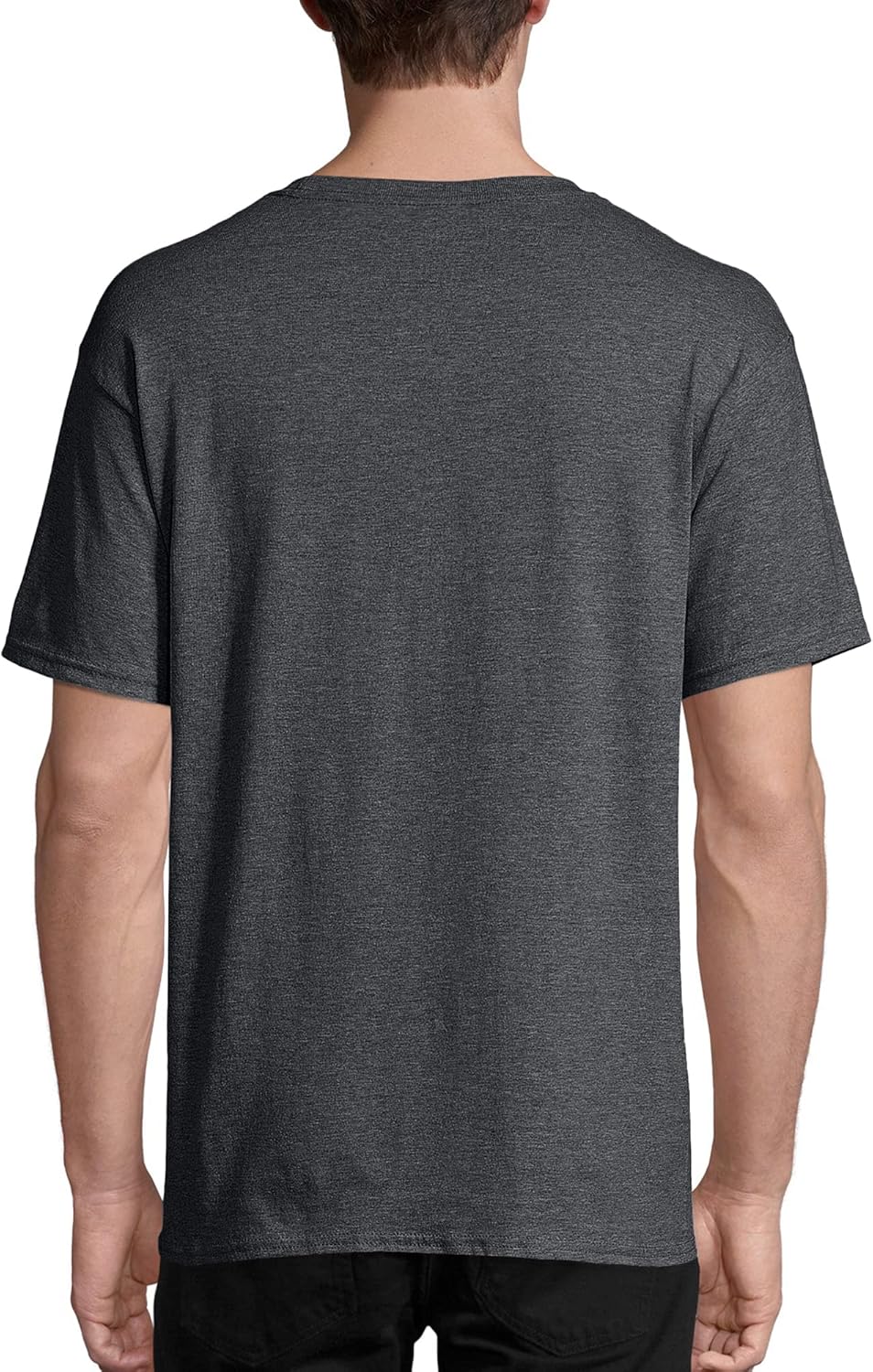 Hanes Men's Short Sleeve Essentials Crewneck Cotton T-Shirt, Multipack