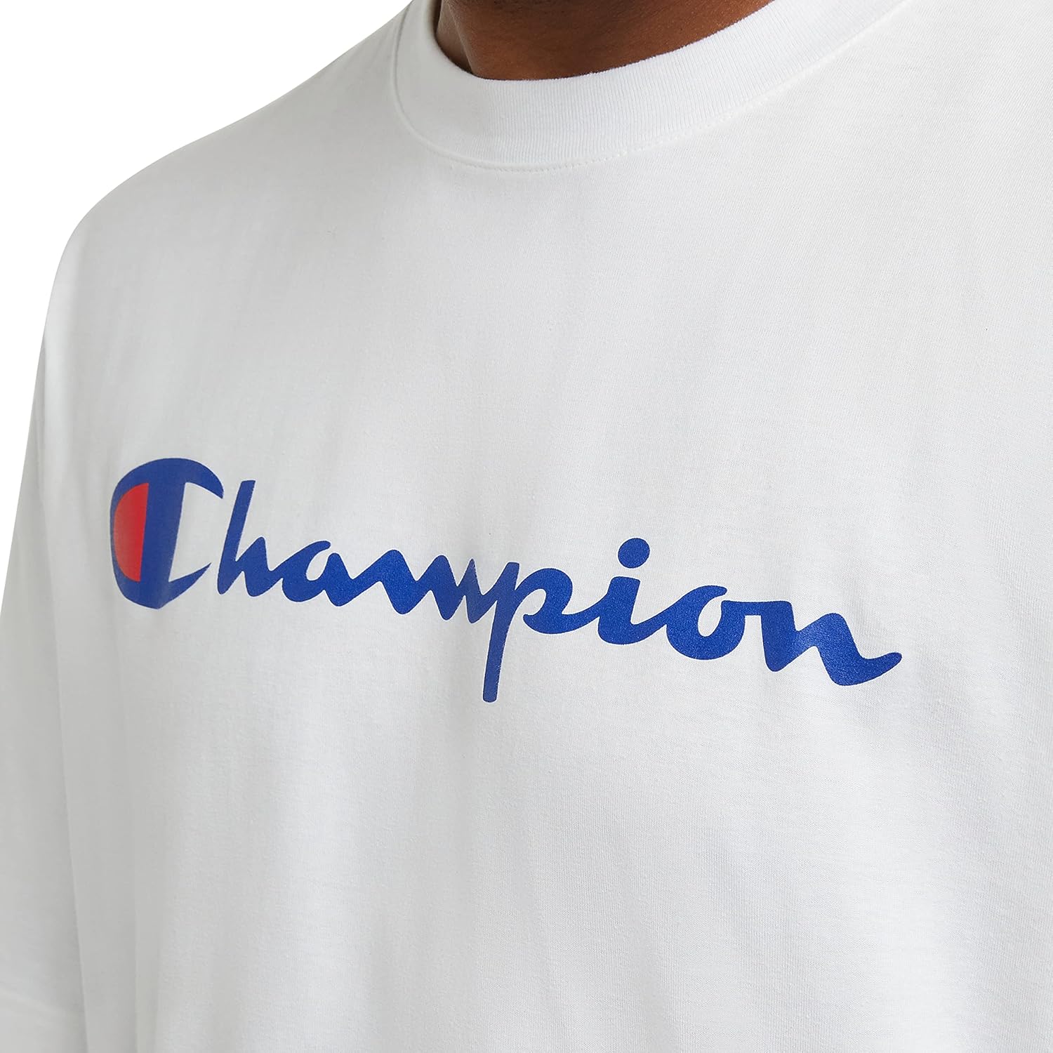 Champion Men's T-Shirt, Classic Graphic T-Shirt, Soft and Comfortable T-Shirts for Men, Script Logo (Reg. or Big & Tall)