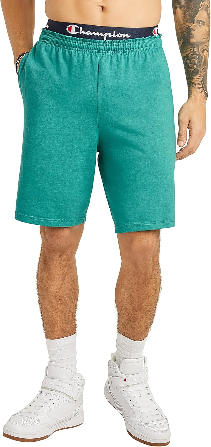 Champion Men's Lightweight Lounge Jersey Knit Shorts, Weekend Shorts (Reg. Or Big & Tall)