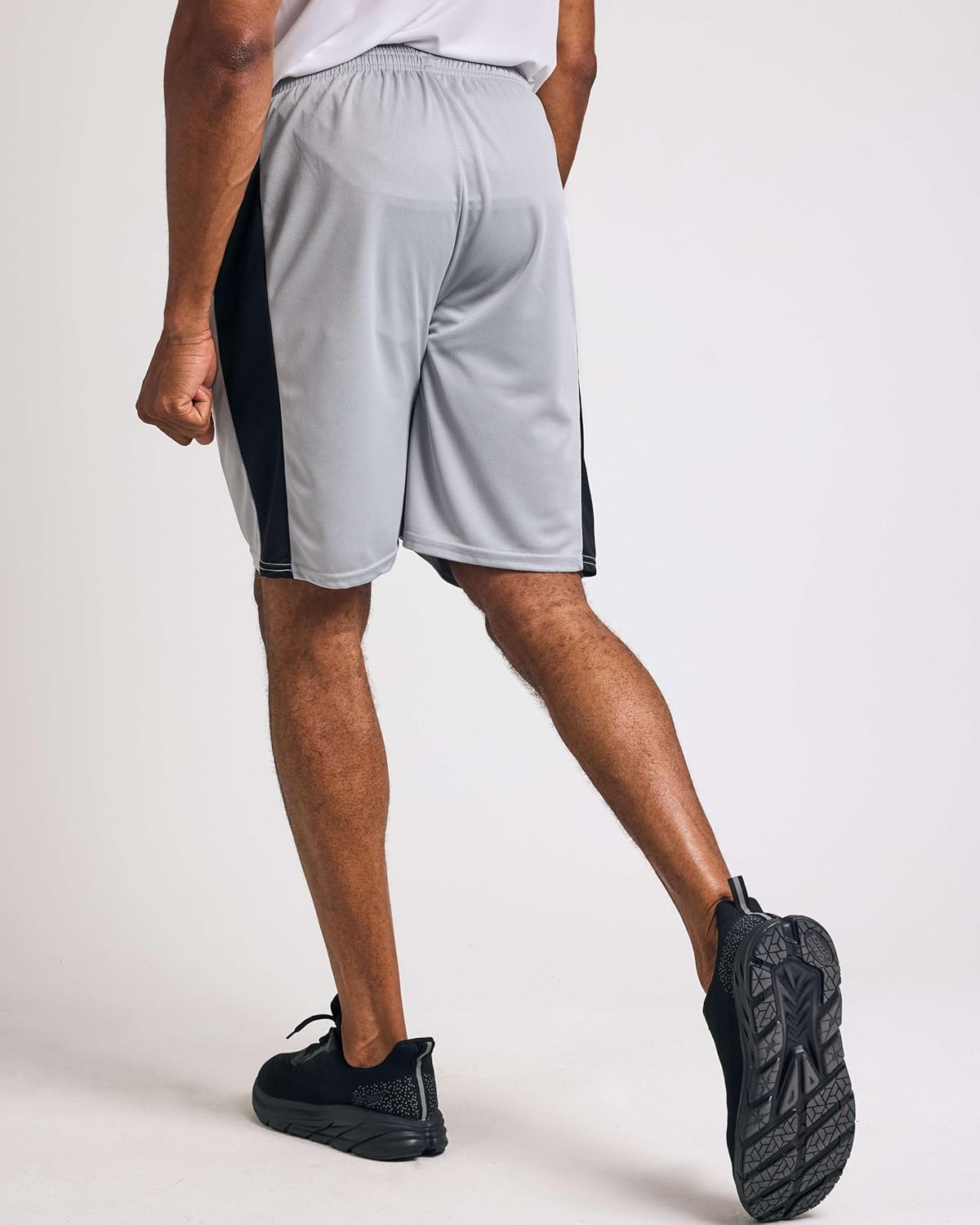 Real Essentials 5 Pack: Men's Mesh Athletic Basketball Shorts Quick Dry Activewear with Pockets