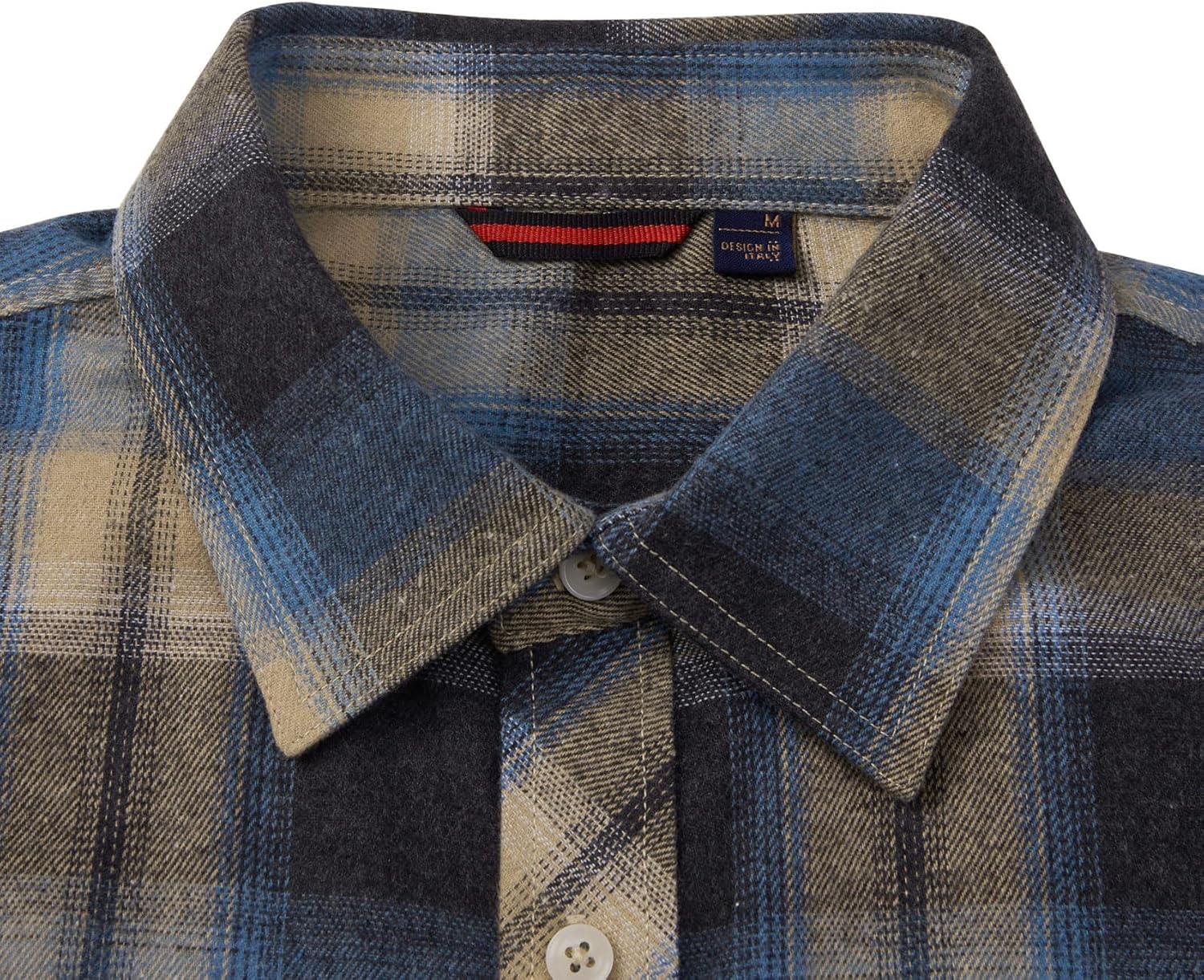 Alimens & Gentle Men's Button Down Regular Fit Long Sleeve Plaid Flannel Casual Shirts