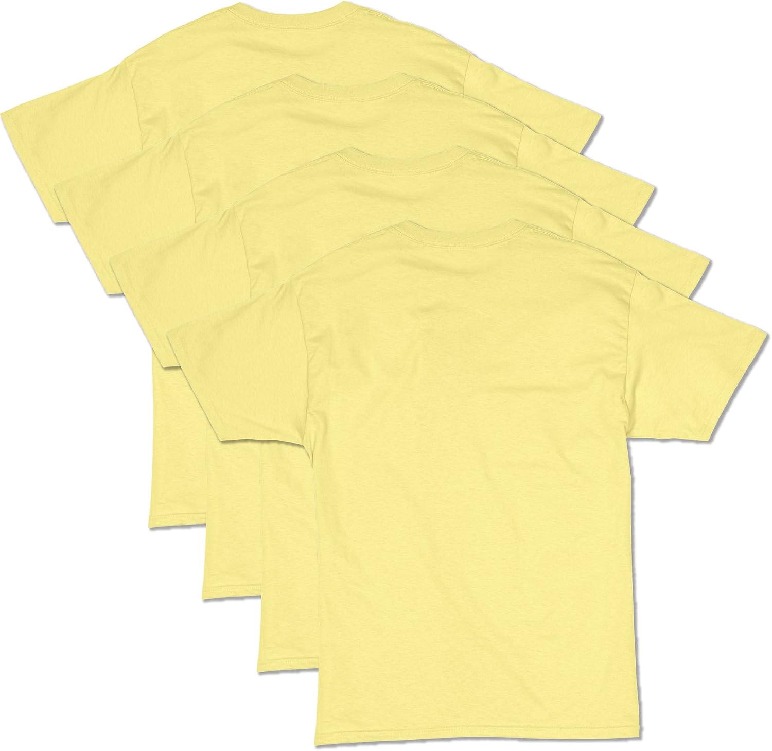 Hanes Men's Short Sleeve Essentials Crewneck Cotton T-Shirt, Multipack