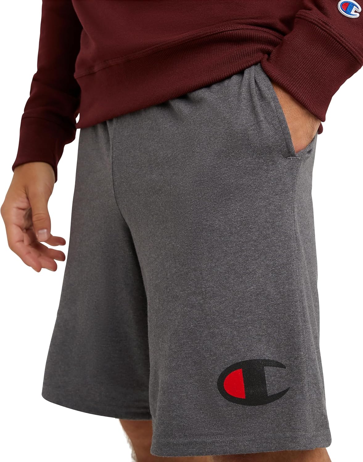 Champion Men's Lightweight Lounge Jersey Knit Shorts, Weekend Shorts (Reg. Or Big & Tall)