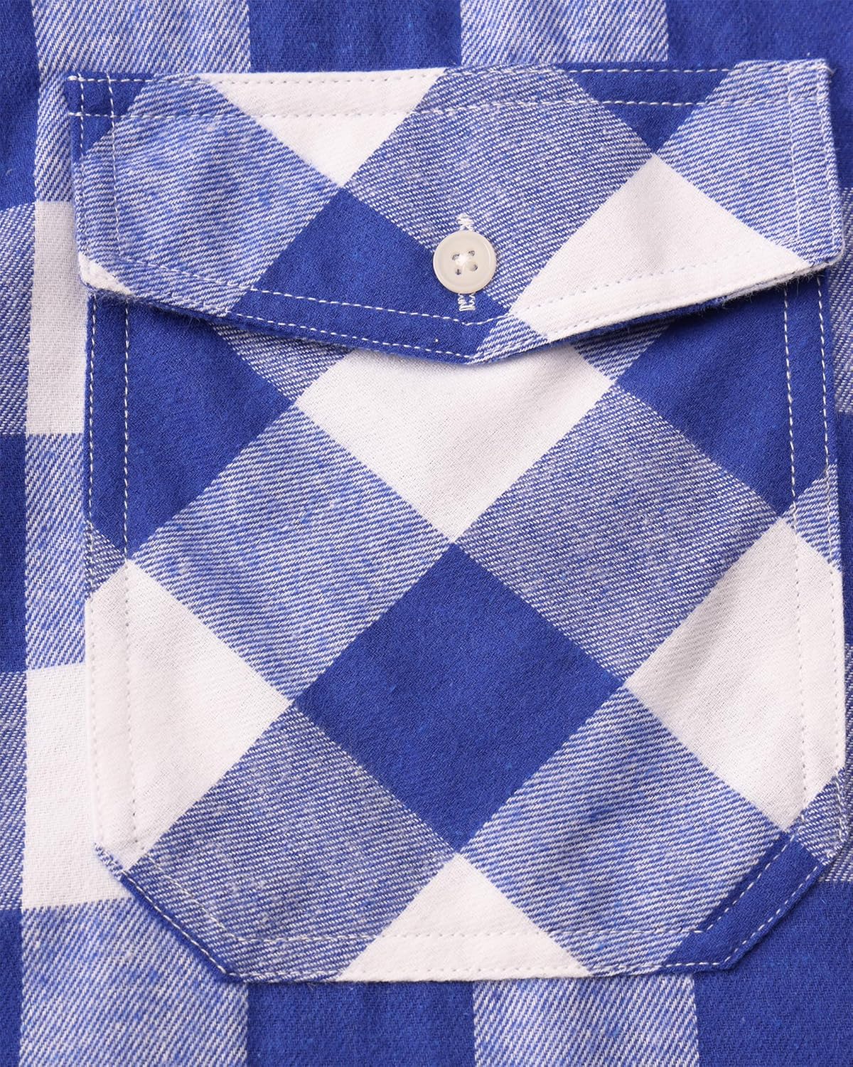 Alimens & Gentle Men's Button Down Regular Fit Long Sleeve Plaid Flannel Casual Shirts