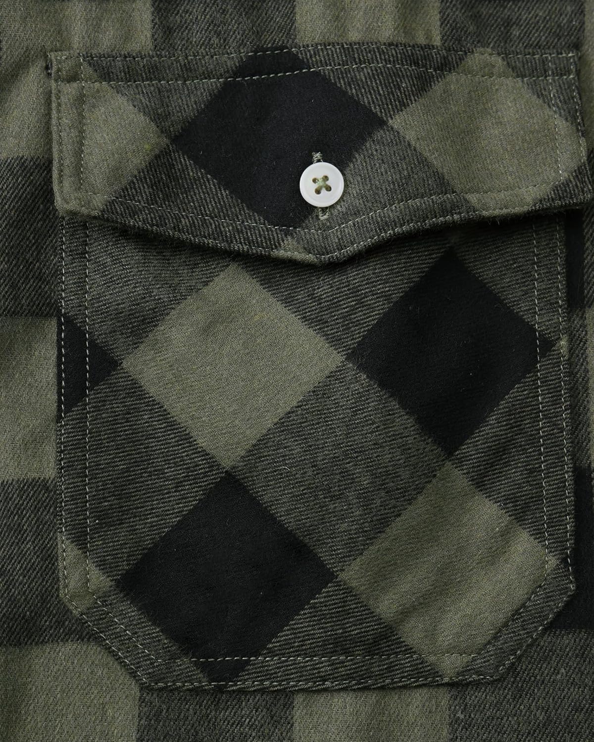 Alimens & Gentle Men's Button Down Regular Fit Long Sleeve Plaid Flannel Casual Shirts