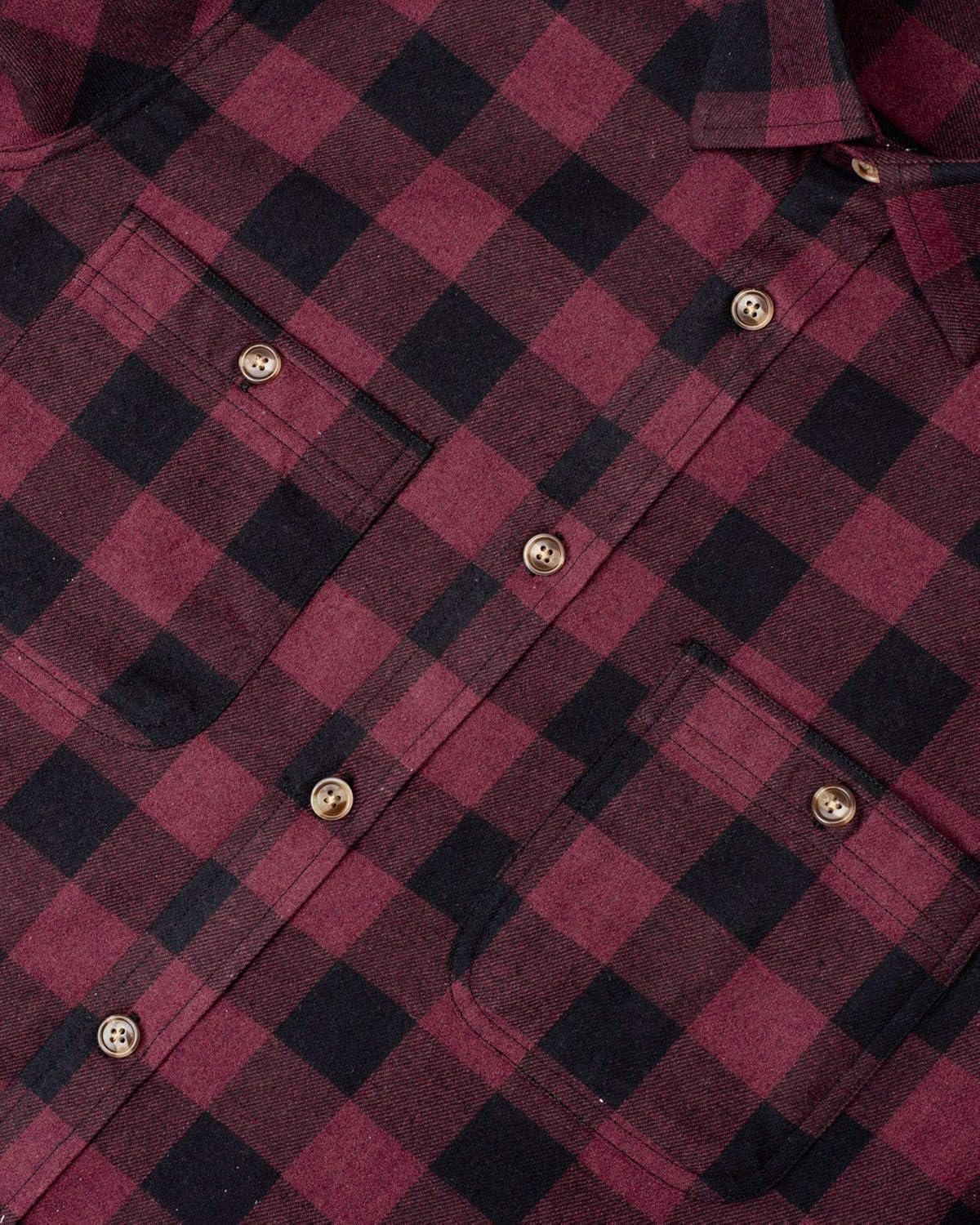Alimens & Gentle Men's Button Down Regular Fit Long Sleeve Plaid Flannel Casual Shirts