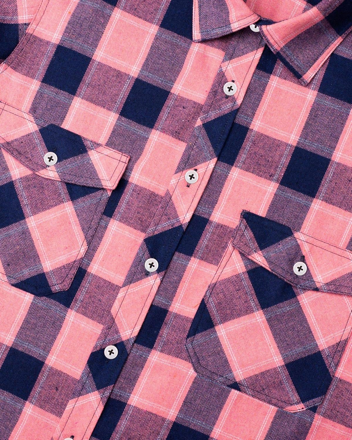 Alimens & Gentle Men's Button Down Regular Fit Long Sleeve Plaid Flannel Casual Shirts