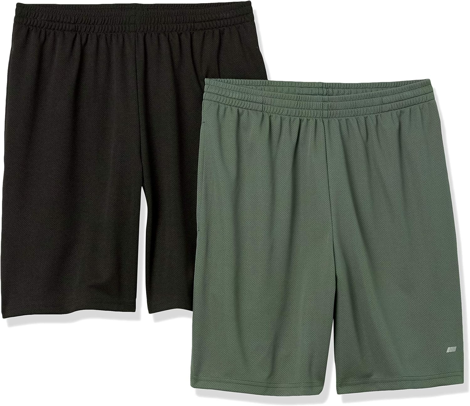 Amazon Essentials Men's Performance Tech Loose-Fit Shorts (Available in Big & Tall), Pack of 2