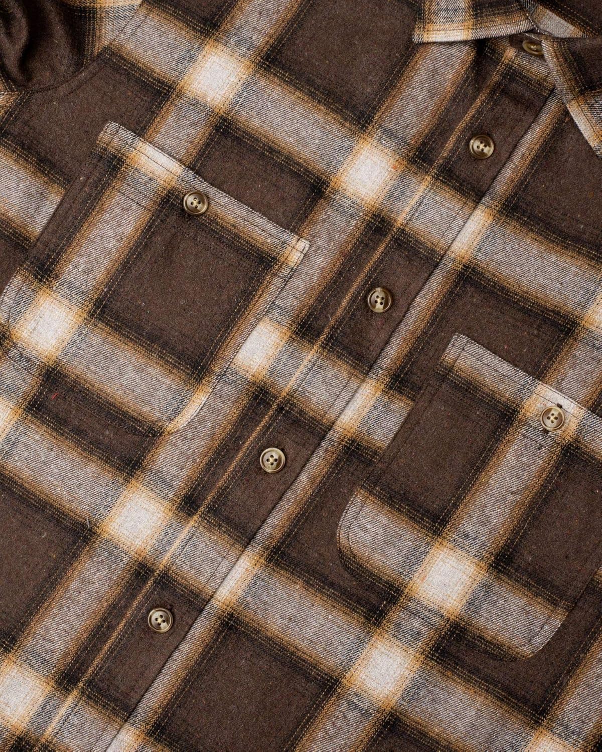 Alimens & Gentle Men's Button Down Regular Fit Long Sleeve Plaid Flannel Casual Shirts