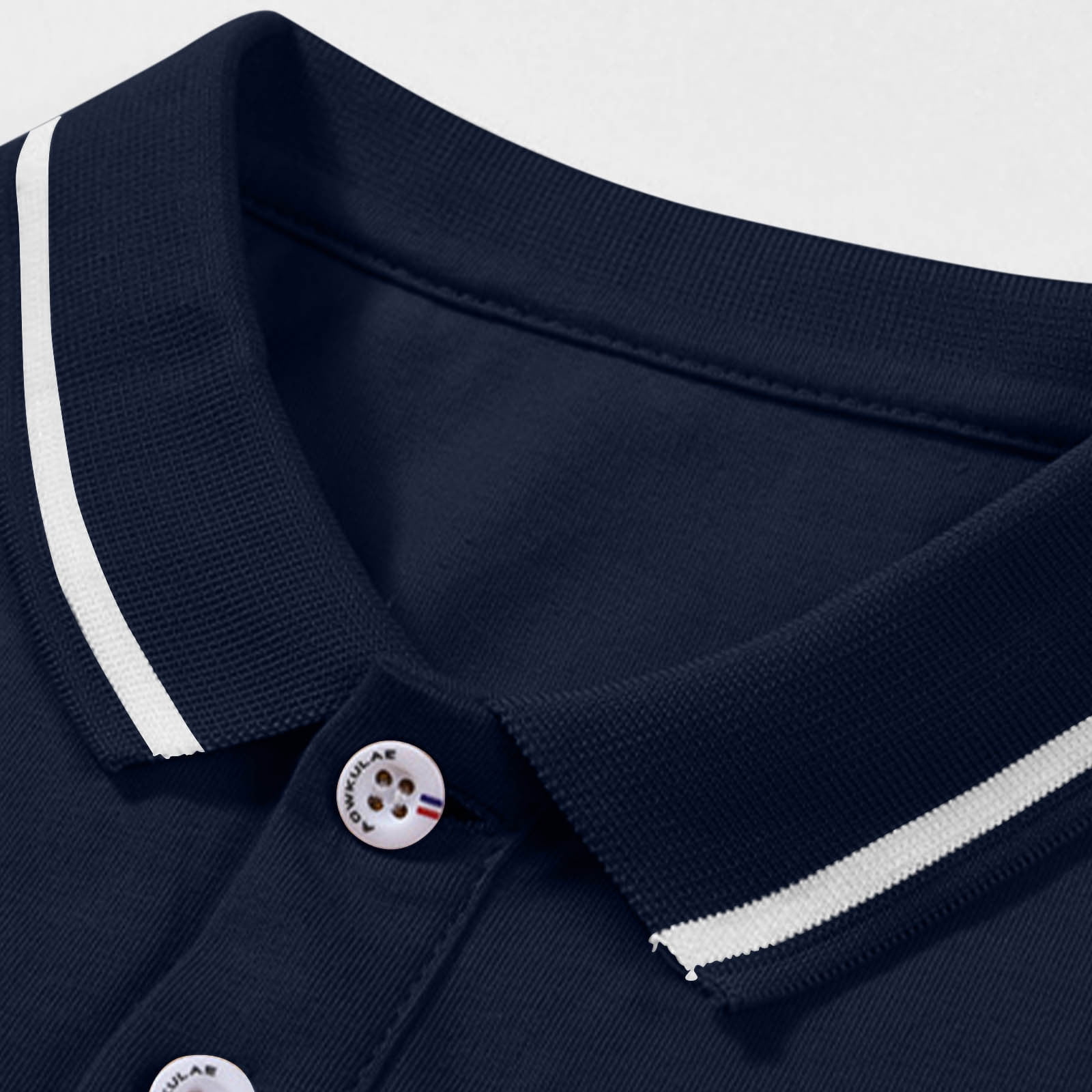 DAETIROS Boys Polo Shirts-School Uniform Shirt Casual Short Sleeve Cotton Boys Summer Clothing on Sale Navy Size 4-12